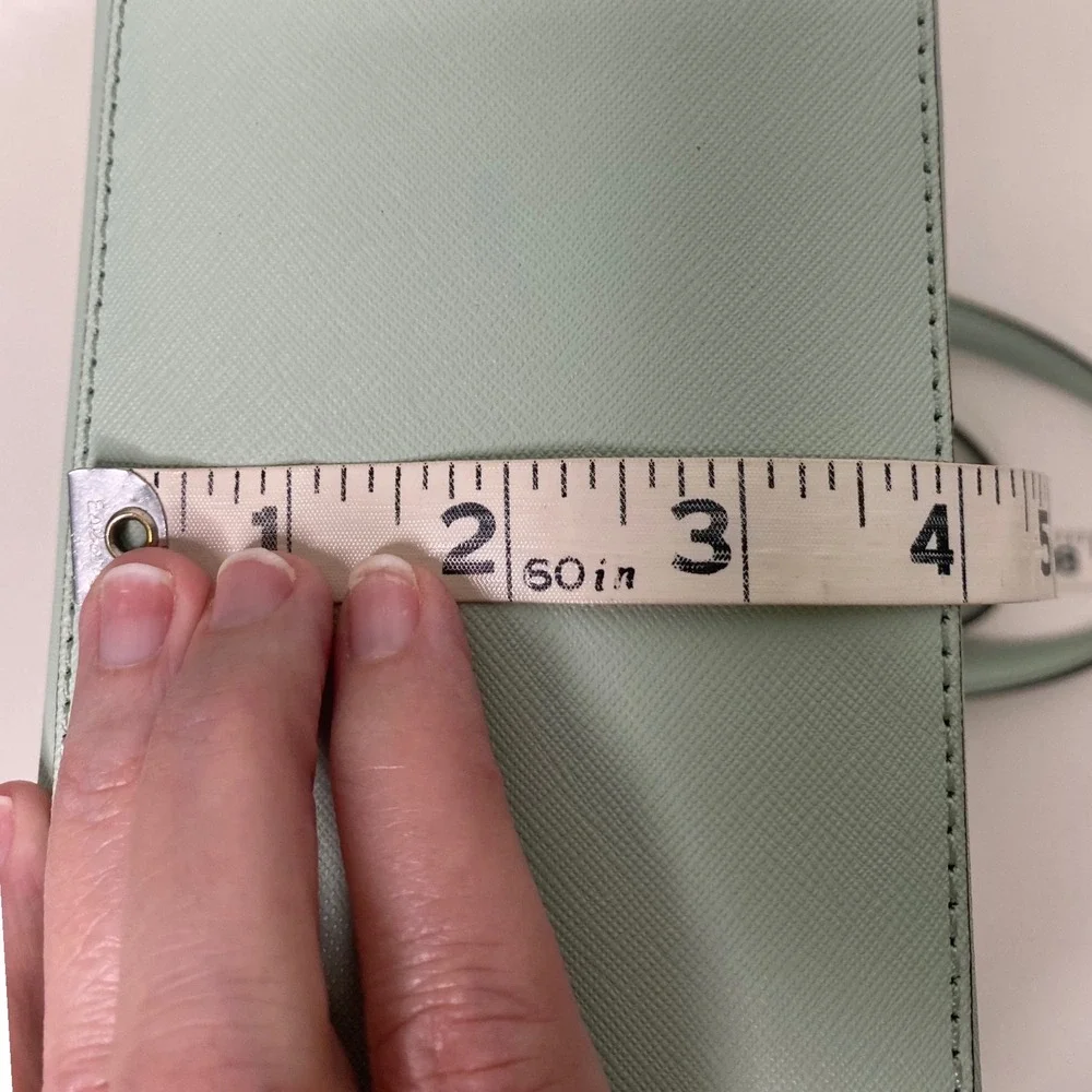Kate Spade Cedar Street Maise Satchel in Mint Mojito Saffiano Leather Dome Bag - Picture 10 of 11